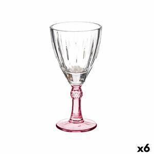 Vivalto Wijnglas Kristal Roze 6 Stuks (275 ml)