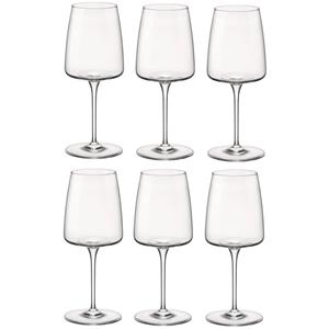 Bormioli Rocco Weinglas Nexo, Kristallglas, Weinkelch 380ml Kristallglas Transparent 6 Stück