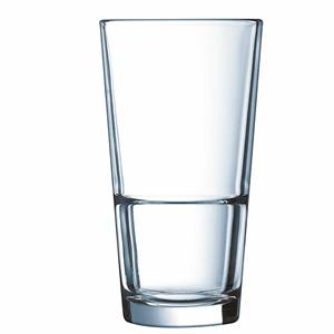 Arcoroc Longdrinkglas Stack Up, Glas gehärtet, Longdrink stapelbar 290ml Glas gehärtet transparent 6 Stück