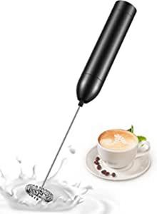 OYNYSN Milchaufschäumer Aluminium Alloy Mini Handheld Manual Milk Frother Stick, Battery Operated Milk Frother for Coffee/Latte/Cream