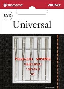 Husqvarna Coverstich-Nähmaschine  Universalnadeln 130/705 H, 5 Stück in Stärke 80