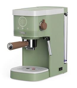 ZERYER Kapselmaschine Halbautomatische Espressomaschine mit Milchschaum- und Kapsel-System