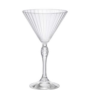 Bormioli Rocco Cocktailglas America 20s, Kristallglas, Martinischale 250ml Kristallglas Transparent 6 Stück