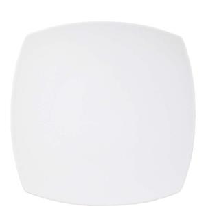 Saturnia Speiseteller Tokio White, Teller flach quadratisch 17cm Porzellan Weiß 1 Stück