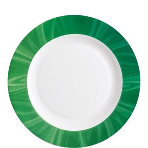 Bormioli Rocco Speiseteller Natura Green, Teller flach 19.5cm Opal Grün 6 Stück