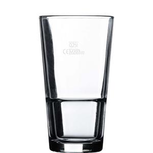 Arcoroc Longdrinkglas Stack Up, Glas gehärtet, Longdrink stapelbar 350ml 025l Glas gehärtet Transparent 6 Stück