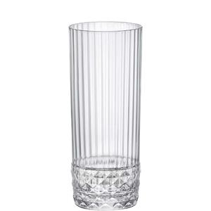 Bormioli Rocco Longdrinkglas America 20s, Glas, Longdrink 400ml Glas Transparent 6 Stück