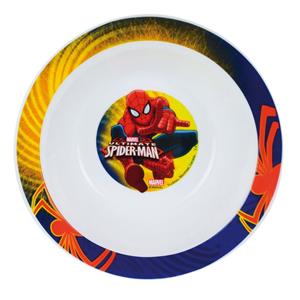 Spiderman Diep kinder/peuter ontbijt bordje/kommetje  16 cm -
