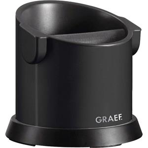 Graef Siebträger-/Filterkaffeemaschine 146455 - Abklopfbehälter für alle Siebträger - schwarz-matt/aluminium