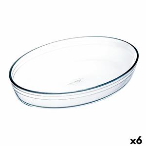 Eurocuisine Ovenschaal Ô Cuisine Ovaalvormig 26,2 x 17,9 x 6,2 cm Transparant Glas (6 Stuks)