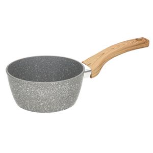 5Five Steelpan/sauspan - Alle kookplaten geschikt - grijs - dia 17 cm teelpannen