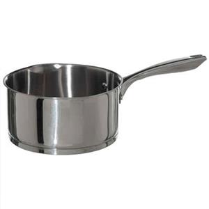5Five Steelpan/sauspan - Alle kookplaten geschikt - zilver - dia 20 cm - rvs teelpannen