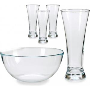 MULTIMARCA Geschirr-Set Satz für Appetithäppchen 60 ml Glas 5 (5 Stücke) (22 x 28 x 22 cm)