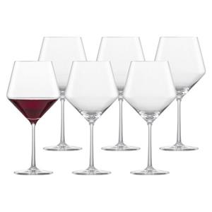 Zwiesel Glas Rotweinglas PURE Burgundergläser 692 ml 6er Set, Glas