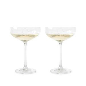 Rivièra Maison Maison Champagneglazen set - With Love Coupe - 2 stuks