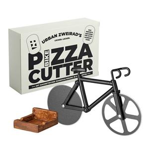 URBAN ZWEIRAD Pizzaschneider Bike Fahrrad Pizza Schneider mit magnetischer Halterung & Bodenständer