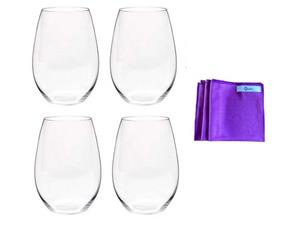 RIEDEL Glas Rotweinglas 4 Shiraz Gläser 0414/30 im Dekomiro Set, Kristallglas