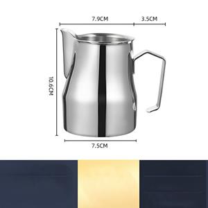 ZERYER Wasserkocher Premium Edelstahl Milchkännchen für professionelle Kaffeemaschinen