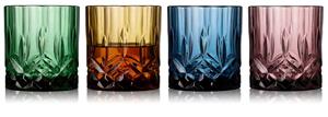 Lyngby Whiskygläser Sorrento Whiskyglas bunt 320ml Set4 (mehrfarbig)