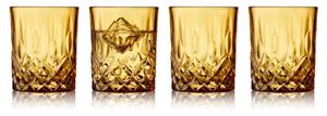 Lyngby Whiskygläser Sorrento Whiskyglas amber 320ml Set4 (orange)
