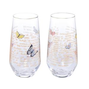 Goebel Weinglas, Glas, Mehrfarbig L:0cm B:0cm H:25cm D:7.5cm Glas
