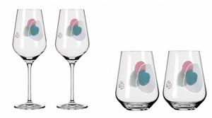 Ritzenhoff Weinglas, Glas, Mehrfarbig L:0cm B:0cm H:22.5cm D:8cm Glas