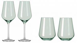 Ritzenhoff Weinglas, Glas, Grün L:0cm B:0cm H:22.5cm D:8cm Glas