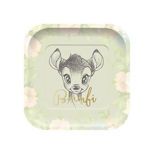Procos Teller Papp-Partyteller Disney Bambi Cutie, Metallic, 24