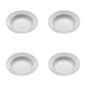 Maxwell & Williams Suppenteller White Basics, Weiß L:0cm B:0cm H:4cm D:23cm Porzellan