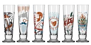 Ritzenhoff Schnapsglas, Glas, Mehrfarbig L:0cm B:0cm H:11.3cm D:3.5cm Glas