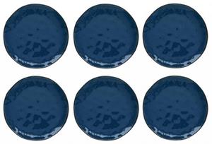 Easylife Dessertteller, Blau L:0cm B:0cm H:0cm D:21cm Porzellan