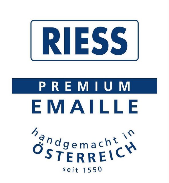 Riess Bratpfanne Riess Oma´s Bratpfanne 45/26cm aus Emaille in Schwarzemaille