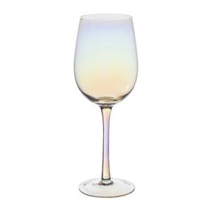 Xenos Wijnglas regenboog - glas - 400 ml