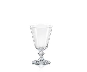 Crystalex Weißweinglas Weißweingläser Bella Kristallglas 230 ml 6er Set, Kristallglas Bohemia