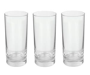 Van Well Longdrinkglas 3er Set Longdrinkglas Gala 280 ml Wasserglas Tumbler