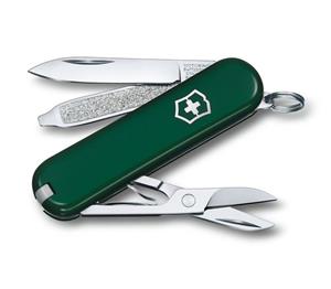 Victorinox Brotzeitmesser , Taschenmesser Classic SD moosgrün (1 Stück)