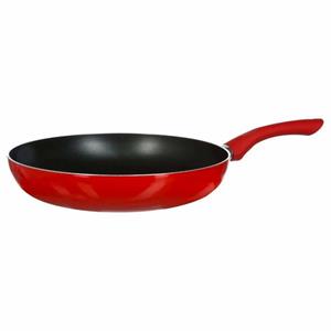 Secret de Gourmet Koekenpan - Alle kookplaten geschikt - rood/zwart - dia 28 cm - Koekenpannen