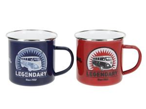 VW Collection by BRISA Tasse VW Bulli T1, Stahlblech, Emaille