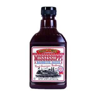 Mississippi  Barbecue saus sweet 'n spicy - 440ml