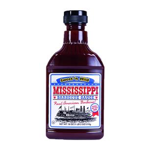 Mississippi  Barbecue saus sweet 'n mild - 440ml