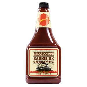 Mississippi  Barbecue saus sweet 'n spicy - 1560ml