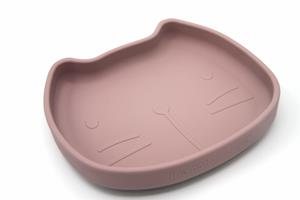 The Cotton Cloud Siliconen Bord Pippa met Zuignap - Dusty Pink