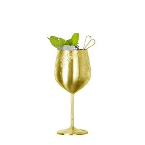 ZERYER Champagnerglas Edelstahl-Cocktailbecher -Kreativer Metallbecher für Bars, Restaurants