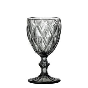 Bloomingville Weinglas Asana, Glas, Grau H:17cm D:9cm Glas