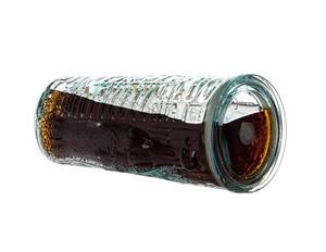 BigDean Longdrinkglas 2x Coca-Cola Gläser 0,5 l mit Strohhalm Schriftzug To Go Becher, Glas