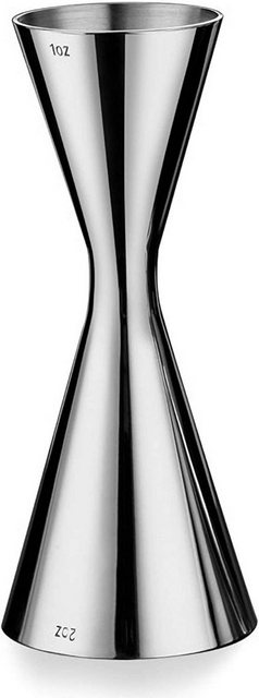 Benda Handels Weinglas 304 Edelstahl, Silber,Cocktail-Messbecher, Barmaß mit, Einteiliger Messbecher Europäisches Weinmaß