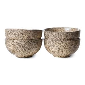 HKliving Gradient Ceramics Kom Ø 13 cm - Set van 4