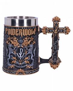 Horror-Shop Geschirr-Set Powerwolf Metal Is Religion Krug für Sammler, Polyresin/Edelstahl