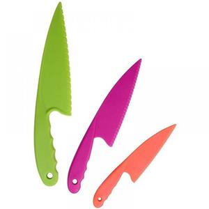 Zulbceo Messer-Set Kindermesser 3-teiliges Kinder-Küchenmesser-Set zum Schneiden (3-tlg)