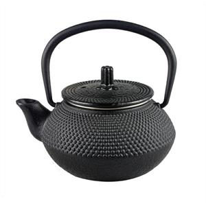 BOTRIBAS Teekanne Teekanne 300ml aus Gusseisen in schwarz, 0.3 l
